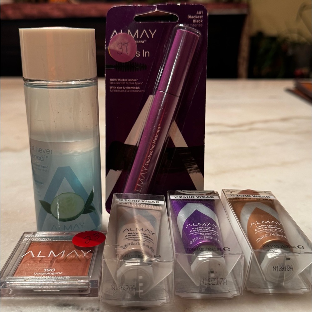 Almay Make Up 6  piece bundle all new and ready to be shipped.